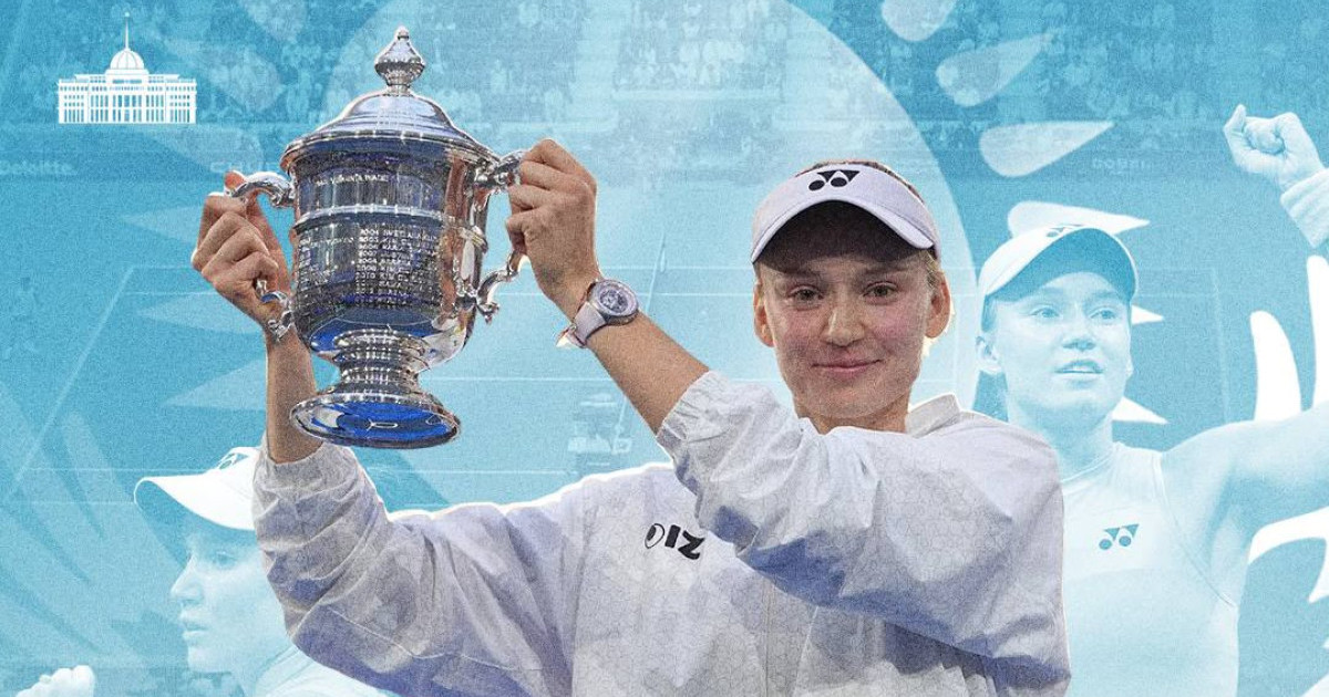 Тоқаев Елена Рыбакинаны АҚШ Ашық чемпионатындағы жеңісімен құттықтады