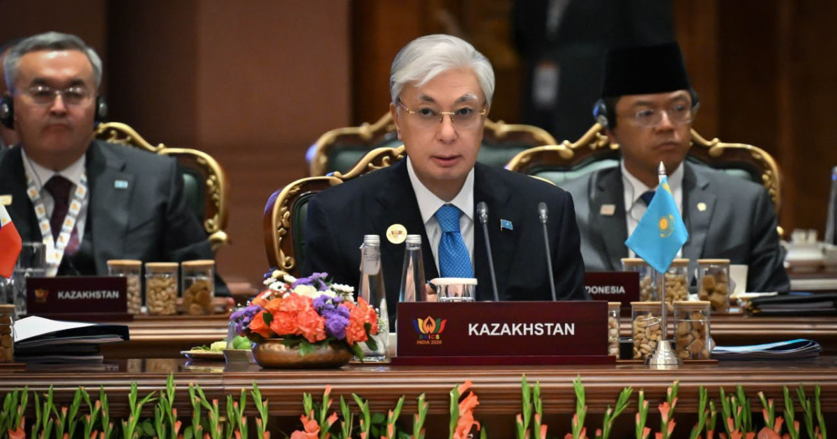 Тоқаев БРИКС саммитін жоғары деңгейде өткізген Үндістанға алғыс айтты