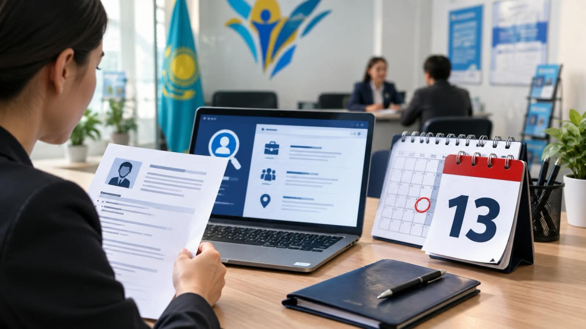 Жұмыс іздеушілерге 13 күн уақыт беріледі: Еңбек министрлігі жаңа жоба бастайды