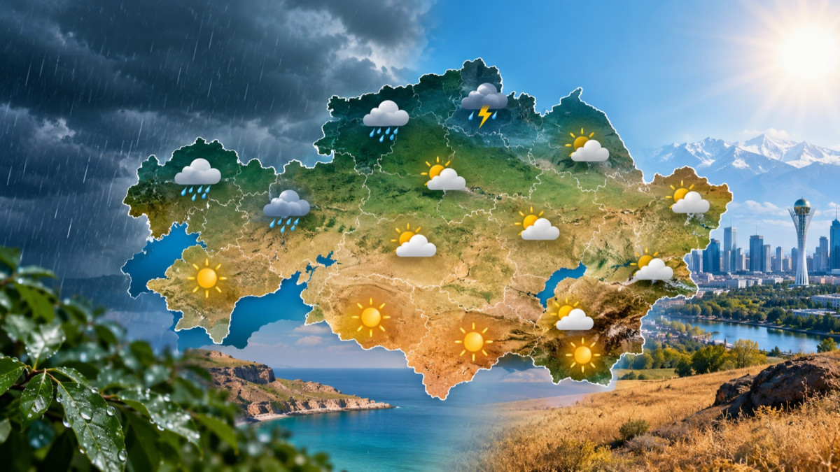 18 қыркүйекте оңтүстікте ауа температурасы 33 градусқа дейін көтеріледі