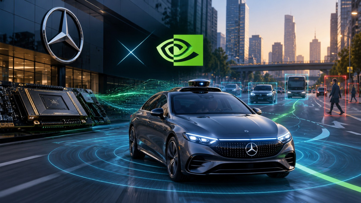 Mercedes-Benz пен Nvidia жүргізушісіз көліктерге арналған жасанды интеллект әзірлейді
