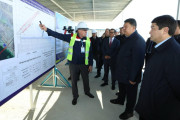 Қанат Бозымбаев Маңғыстаудағы инфрақұрылым жобаларын тексерді