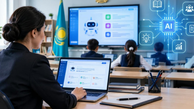 Қазақстандағы 33 мектепте мұғалімдерге арналған AI-платформа сынақтан өтті