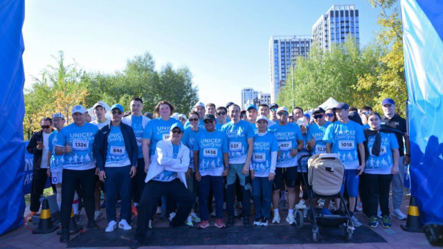Астанадағы алғашқы UNICEF Charity Run жарысына 2 мың адам қатысты