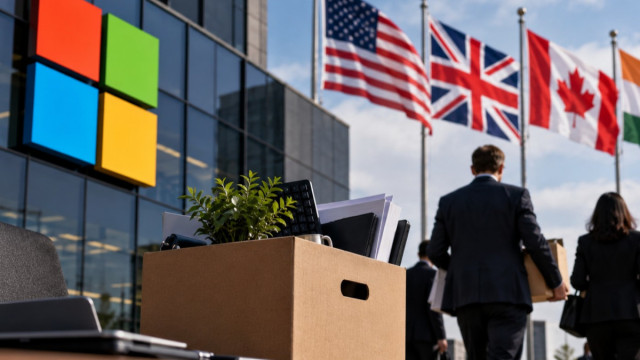 Microsoft төрт елде қызметкерлерін қысқартпақ