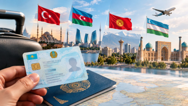 Қазақстан азаматтарына Түркияға және тағы үш елге жеке куәлікпен бару мүмкіндігі ұсынылды