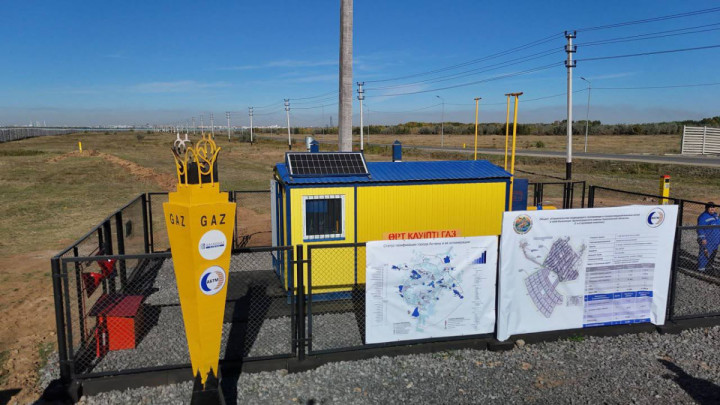 Астана маңындағы Қызылсуат ауылына газ берілді