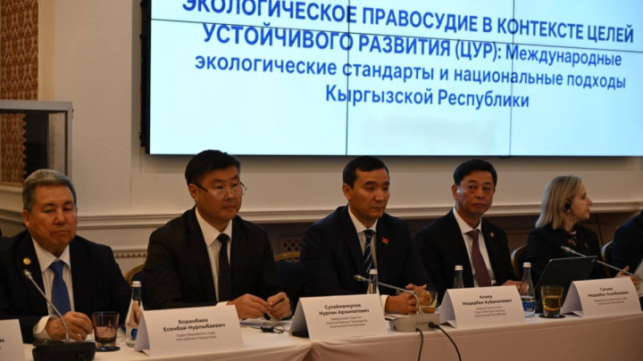 Қазақстандық судья Бішкекте экологиялық сот төрелігі мәселесін көтерді